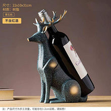 SUNTAOWAN Decorazioni Arte Artigianato Elk Ornamenti Vino Rack Vino da tavola di Raffreddamento di Vino portabicchieri casa Ristorante cremagliera