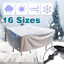 N / A 42Sizes Esterno mobili da Giardino del Patio coperture della Pioggia della Neve Impermeabile per divani slipcovers, Tavolo, Sedia Resistente alla Polvere Denaro Copertura, 218x218.