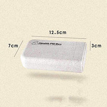 DOITOOL Contenitore per pillole da viaggio, 1 cassetto automatico, 1 settimana, portatile, mini 6 griglie, scatola per medicina, organizer