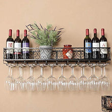 Supporto del vino, Bicchiere da vino supporto della cremagliera della cucina parete ha appeso vino, vetro di vino Rack Hanging Coppa Rack, attaccatura del supporto di Calice mensola creativa Vino Ross