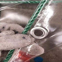 Teloni resistenti impermeabili trasparenti,copertura in tela cerata in PVC da 20 mil,coperture impermeabili spesse,multiuso copertura anti-strappo resistente ai raggi UV tenda da giardino per esterni