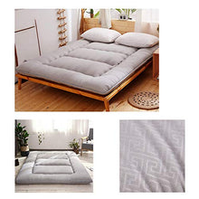 Luanda* - Materassino Tatami per Dormire, Pieghevole, futon Tatami, Morbido e Spesso, Grigio, 0.9 * 2.0m