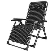 SHUAIIJUAN Sedia per il tempo libero domestico Heavy Duty Sdraio da spiaggia reclinabili |Giardino Outdoor Patio gravità zero sedie reclinabili in tessuto traspirante |Deck sedie a sdraio for piscina