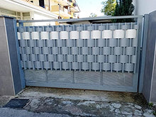 Pinto FERRAMENTA Rete Pannelli PVC Plastica Ombreggiante Frangisole Frangivista Frangivento Telo Telone Recinzioni Giardino Balconi Rete Ombra Privacy H95cm x 2.50mt (5 striscie) Colore Grigio Chiaro