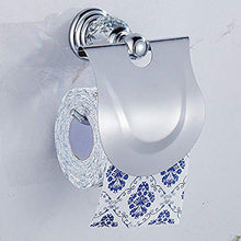 KTMK Bagno in Argento Anticato Cromato Set di Accessori in Ottone di Lusso E Prodotti in Cristallo Lucidato per Il Bagno, Accessori da Bagno, Geel