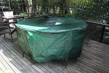 Laxllent Set di Copertura per Mobili da Giardino,Copertura Protettiva per Giardino da Esterno Impermeabile,Set di divani,Verde (Dia 190 x 70cm)
