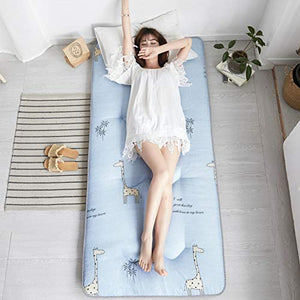JYMBK Spesso Tatami Materasso da Terra per Dormitorio per Studenti,Doppia Singolo Tatami Materasso,Tradizionale Giapponese Futon Pieghevole Letto Soggiorno Materassino H 100x200cm(39x79inch)