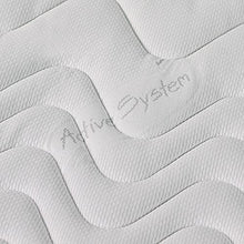 Materasso ortopedico alto 24cm con topper in memory foam PORTOGALLO, fodera in cotone Silver Fresh, sfoderabile con lato estivo/invernale