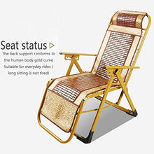 ZHANGYY Sedie da Giardino Sedia da Salotto, Sedia in bambù Sedia Pieghevole Sedia per Pausa Pranzo Sedia Portatile Sedia da Giardino in bambù Sedia Estiva Semplice 69x48x97cm Durevole