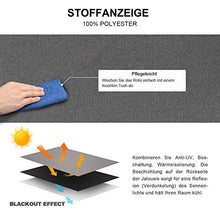 BMOT Tenda da Sole a Rullo per Esterno Balcone Tende Verticali, Resistente alle intemperie, Anti UV, Protezione Solare per finestre e Porte, 140 x 140 cm Antracite, per Gazebo e Pergolato