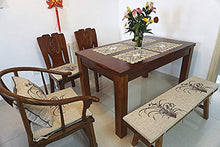 Yzzlh - Cuscino per panca da cucina, antiscivolo, lungo, per mobili da esterni, 2-3 posti, in rattan, per interni, per sala da pranzo, materasso a dondolo, 35 x 200 cm