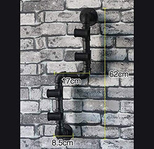 DJSMjbj Wine Rack Display Stand Wall Hanging Holder Ferro Tazza del Vino di stoccaggio Rack - Arredamento Vintage Ripiani