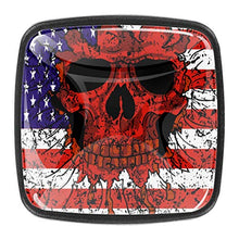 Cranio della bandiera americana Pomelli per Porta Set di 4 Pomelli per Mobili Manopole per Cassetti Cucina Armadio Vetro