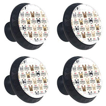 Bulldog 4 PCS Pomelli per Porta, Pomolo per Mobile, Pomelli per Mobili con Viti, Maniglia per Armadietto, Pomelli per Porta, Pomelli per Cassetti per Porta, Armadio, Cassetto e Credenza