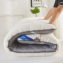 Futon Tatami - Materasso giapponese da pavimento per studenti Tatami, pieghevole, antiscivolo, tappetino Tatami da pavimento Tatami, spesso e pieghevole, 120 x 190 cm