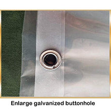 SHIJINHAO Telo Impermeabile Esterno Impermeabile Chiaro Tela Cerata, Foglio di PVC Heavy Duty Antipolvere Antipioggia, Copertura Antivento con Occhielli, for Le Piante della Serra sul Tetto