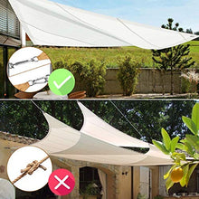 NASUM Kit di Fissaggio per Vela Parasole, Acciaio Inossidabile Kit di Fissaggio, Kit per Fissaggio a Vela per Triangolo e Rettangolo vela Parasole, per l'installazione di Vele Ombreggianti da Giardino