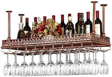 Portabottiglie da vino da soffitto Altezza regolabile Portabottiglie da vino da appendere a parete Portabottiglie da vino in ferro in metallo Portabottiglie per calici Scaffale per decorazione da ba