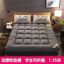 WANG Materasso Futon, Tappetino Tatami, Materasso Pieghevole in Eco-Cotone Memory, Schiuma con Cinghie Materasso Futon Antiscivolo Tradizionale Giapponese Campeggio da Viaggio, A: Grigi