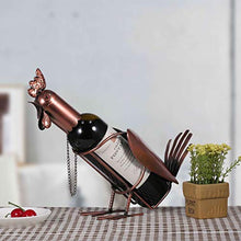 HUANGRONG Portabottiglie Wine Rack Supporto del Metallo Moderna Gallo Wine Miniature Whisky Supporto della Bottiglia di Vino della casa del Supporto Decorazione Accessori