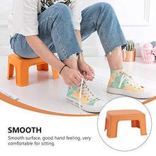 WINOMO Sgabello in Plastica per Uso Domestico Sgabello per Uso Domestico Addensare Soggiorno Cambiare Scarpa Panca Bagno Antiscivolo Bambino Sgabello per Ufficio a Casa Scuola Materna