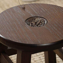 Sgabello Sgabello in legno Sgabello da bagno Sgabello da doccia Sgabello rotondo fatto a mano in legno massello, piccolo sgabello rotondo, realizzato in legno, fasciatoio, divano in soggiorno ,B