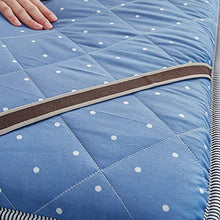 HUOLEO Addensare Materassi, Futon Topper Tatami Antiscivolo Pieghevole Hemming Fascia Elastica per Camera da Letto-B-90X200centimetro