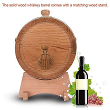 Rockyin Barilotto Vino, Vintage Legno di Quercia Legno barilotto di Vino for la Birra Whisky Rum Port 3L