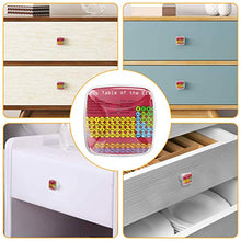 Tavola periodica 4 PCS Pomelli per Porta, Pomolo per Mobile, Pomelli per Mobili con Viti, Maniglia per Armadietto, Pomelli per Porta, Pomelli per Cassetti per Porta, Armadio, Cassetto e Credenza