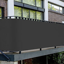 UISEBRT - Copertura per balcone in PVC, protezione per la privacy, per il balcone o per la recinzione del giardino, protezione dal vento e dal sole, impermeabile