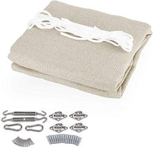 Jonist Tenda da Sole Triangolare Tenda da Sole Tenda da Giardino Tenda da Giardino Tenda ad Angolo retto Vele da Sole per Giardino Triangolo Tenda da Sole Kit di Fissaggio per Vela, Whitemitkit-3.6