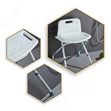 MGMDIAN Sgabello per Doccia Pieghevole Retrattile - Bagno per Il Bagno Poltrona per Doccia con braccioli per Anziani - Poltrona per disabili Accessori da Bagno