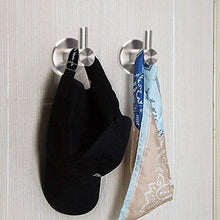 ETSAMOR 2 Pezzi Ganci Bagno per Accappatoi Ganci Appendiabiti da Parete Portasciugamani in Acciaio Inox Fissaggio a Muro per Bagno Accappatoio Asciugamano Cappello con Viti Tasselli