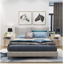 H-CAR Comodino Camera da Letto Comodino Bianco Comodino Economico Mini Comodino Armadietto Semplice Mobili pratici Tavolino
