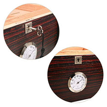 JKCKHA Humidor Cedar con Una Grande capacità Vassoio di Legno Pera Scatola Classic