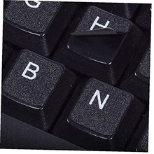 Keyboard Stickers Sostituzione Inglese Non Trasparente Con Sfondo Nero Su Bianco Lettering Per Notebook Desktop Decorazione Parete 3pcs