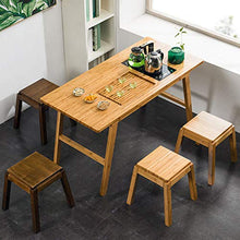Sgabello in legno massello (2 pezzi), sgabello basso quadrato Sgabello per cambio scarpe, robusto, adatto per cucina, bagno, giardino, non facile da sfumare/A / 26x26x35cm