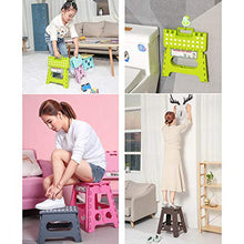 cdhgsh Pieghevole poggiapiedi Portatile DOT Antiscivolo per Bambini Sgabello da Bagno sgabelli da Bagno poggiapiedi Bianco