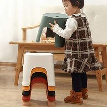 Greatangle-UK Sgabello da Bagno Sgabello da Bagno Sgabello da Bagno per Uso Domestico Sgabello in plastica Addensato Panca per Scarpe Antiscivolo Sgabello per Bambini Panca per i Piedi Nero