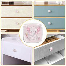 Fiore di elefante rosa 4 PCS Pomelli per Porta, Pomolo per Mobile, Pomelli per Mobili con Viti, Maniglia per Armadietto, Pomelli per Porta, Pomelli per Cassetti per Porta, Armadio, Cassetto e Credenza