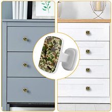 Motivo mimetico 4 PCS Pomelli per Porta, Pomolo per Mobile, Pomelli per Mobili con Viti, Maniglia per Armadietto, Pomelli per Porta, Pomelli per Cassetti per Porta, Armadio, Cassetto e Credenza