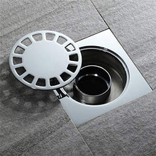 Nosterappou Scarico a Pavimento Rotondo Rotondo drenaggio in Rame a Fila Diretta Anti-Backwater Bagno a Prova di Insetto Grande Scarico a Pavimento del Bagno, Design Classico, Un Ottimo Strumento per
