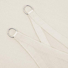 SONGMICS Vela Ombreggiante 3 x 5 m, Tenda a Vela Resistente allo Strappo in Plastica HDPE, Resistente al Clima, 85% Schermo UV, per Giardino Terrazzo Campeggio, Concava, Beige GSS35IVV1