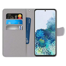 Nadoli Colorato Portafoglio Caso per Samsung Galaxy S20 Plus,Freddo Divertente Animale Fiore Farfalla Serie Creativo Design Pelle Magnetico Flip Custodia con Slot per Schede