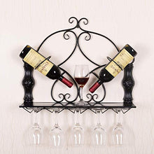 Portabottiglie per Vino Creativo portabottiglie per Vino in Ferro da Appendere a Parete Armadio per Vino Portabottiglie per Vino