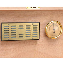 Minmin Legno di Cedro Cigar Box Humidor Grande capacità Struttura Regalo Cigar Cabinet, 370x240x165mm Accessori del Sigaro (Size : 370x240x165mm)