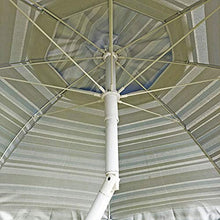 Outdoor 6 piedi 2 metri Beach Ombrello Beach Parasole Giardino Ombrello Sole Ombrello Tilting Stripes Parasole, Impermeabile Sunscreen Parasole ombrelloni per patio Piscina Prato ( Color : A )