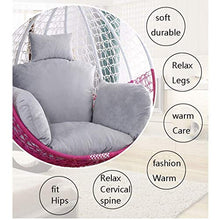 ZHBH - Cuscino per sedia a dondolo da appendere, impermeabile, addensato da appendere, per patio, giardino, multicolore a scelta, 90 x 120 cm