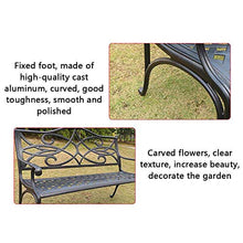outdoor product Panchina da terrazza panchina da Esterno, Panca in Metallo con braccioli e Schienale, Park Hospital Riposo e Attesa sedie, Panca Decorativa Domestica