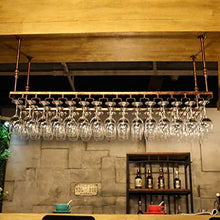 ZLJ Portabicchieri da Vino Portabicchiere da Vino Portabicchieri da Champagne Portabottiglie Portabottiglie da soffitto (Dimensioni: 90 * 35cm)